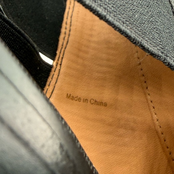 Via Spiga Birna Cutout Double Buckle Black Leather Boots Size 5.5M - Picture 12 of 16